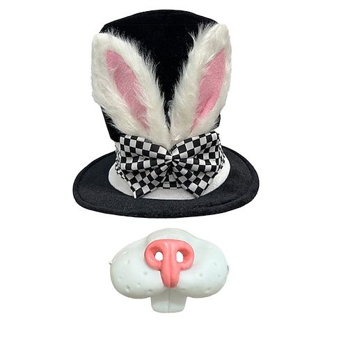 Märchen Wunderland inspiriert Ozeanforscher Der verrückte Hutmacher Zubehörset Märchenfiguren Cosplay for Unisex Kinder Erwachsene Halloween Karneval Leistung Pädagogisches Ankleiden Verkleidung für Image