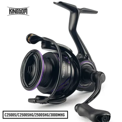 Kingdom Fishing Reel Tegmen Pro 5.2:1 High Speed Gear Ratio 9kg Max Drag 8+1BB Ultralight 2500 2500 3000 Fishing Spinning Reel