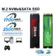 M.2 NVMe SATA PCIe SSD 128GB 256GB Disco rigido M2 NVMe NGFF 2280 1TB 2TB Unità a stato solido interna per desktop portatile