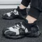 New Outdoor Breathable Men's Casual Sneakers Fashion Shoe Male Thick Bottom Mesh Shoes for Men Designed Sneaker Trendy All-match