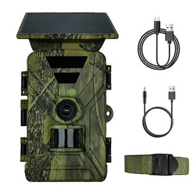 Solar Trail Kamera 8K 60MP WiFi Wildlife Jagd Kamera IP66 Wasserdichte Outdoor Nacht Spiel Kamera