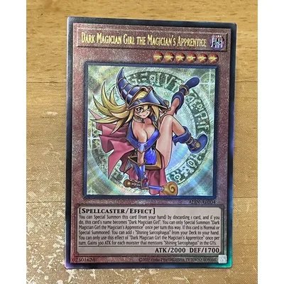 Yugioh KONAMI ALIN-AE004 Dark Magician Girl the Magician's Apprentice Ultimate Rare Asian English Image