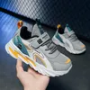 HKDQ Kinder Casual Sneakers Rutschfeste leichte EVA-Sohle Kinder Sneakers Atmungsaktive Mesh-Schuhe Kind Sportschuhe Größen 28-40