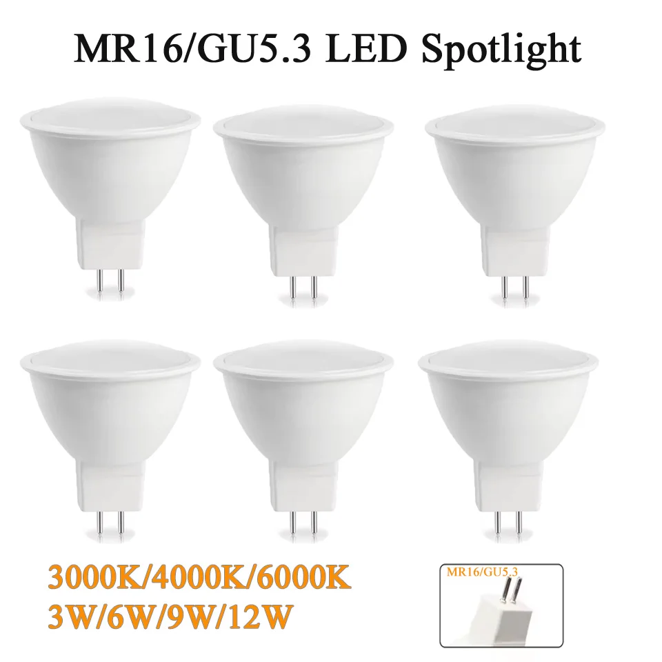 4-10PCS MR16 Birne GU5.3 led-strahler AC 110V 220V 12V Bombillas Spot Licht Ersetzen Die 50W Halogen Lampe Hause Derection
