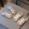 Kinder Kinder Prinzessin Schuhe Mädchen Sandalen Sommer Neue Mode Bogen Strand Casual Schuhe Größe