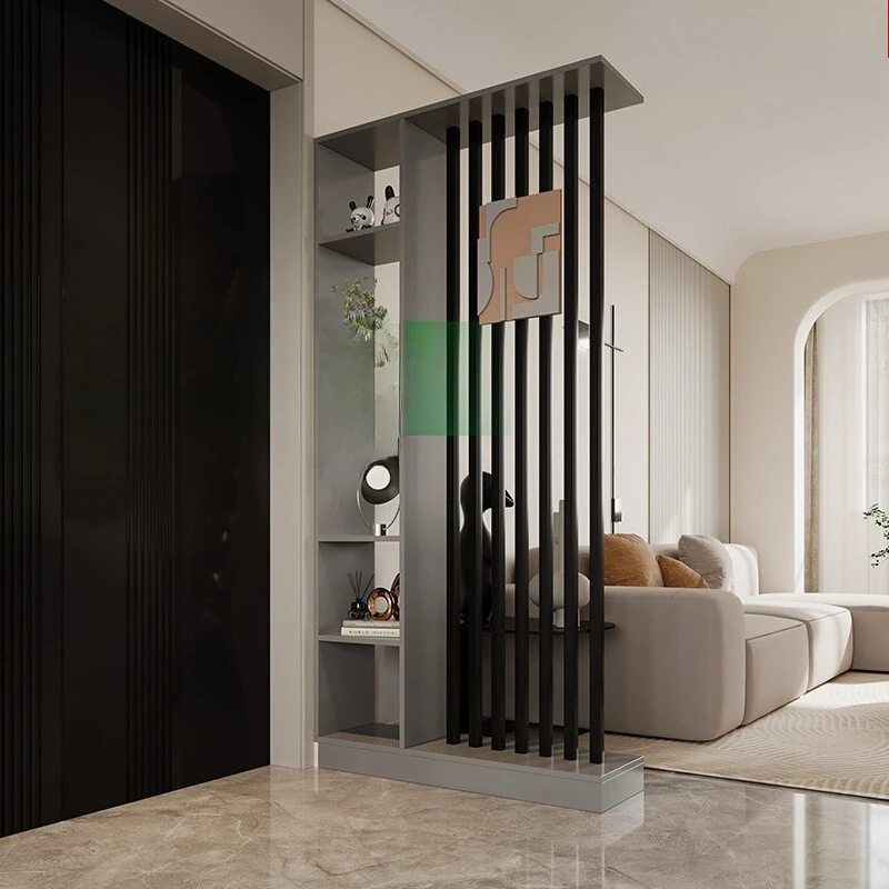 Bildschirm Wohnzimmer Trennwand Eingangstür blockiert Eingangstür, der Eingangsschrank wird die Tür gerichtet, modernes Internet Cele