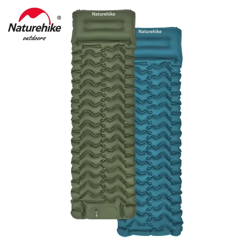 Naturehike FC01 1,6R-Wert-Schlafmatte, leichtes aufblasbares Kissen, tragbar, feuchtigkeitsbeständig, für den Außenbereich, breitere Zeltmatratze Image