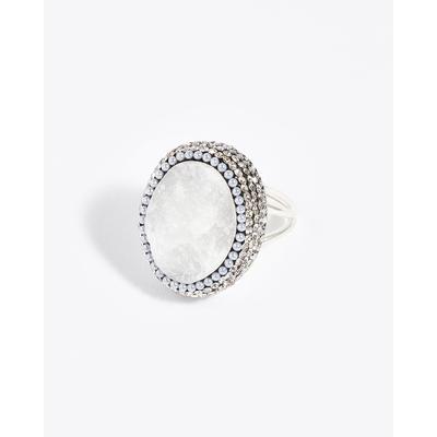 White Chalcedony Ring