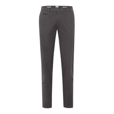 Chinohose BRAX "Style FABIO IN", Herren, Gr. 33, Länge 30, grau (dunkelgrau), 98% Baumwolle, 2% Elasthan, Hosen Image
