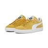 Sneaker PUMA "Suede Classic Sneakers Erwachsene", Gr. 48, amber weiß gelb, Obermaterial: Kuhleder, Synthetik; Futter: Synthetik, Textil; Innensohle: Textil; Laufsohle: Gummi, Schuhe