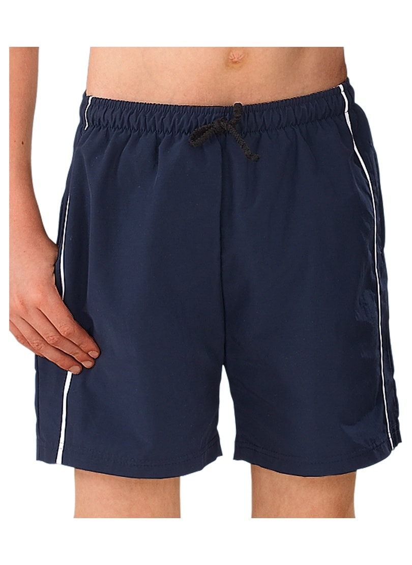 Badehose TRIGEMA "TRIGEMA Strand/Freizeitshorts", Jungen, Gr. Normalgrößen, blau (navy), Polyamid, Badehosen Image