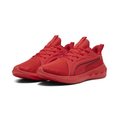 Laufschuh PUMA "SOFTRIDE Carson Laufschuhe Erwachsene", Gr. 39, rot (for all time rot schwarz), Obermaterial: Textil, Synthetik; Futter: Textil; Innensohle: Textil; Laufsohle: Gummi, Schuhe Image