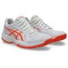 Hallenschuh ASICS "UPCOURT 6", Gr. 38, weiß, vivid coral, Synthetik, sportlich, Schuhe, für Hallensport