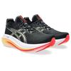 Laufschuh ASICS "GEL-NIMBUS 27", Gr. 43,5, schwarz (schwarz, khaki), Textil, sportlich, Schuhe
