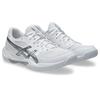 Hallenschuh ASICS "GEL-ROCKET 12", Gr. 38, weiß (weiß, pure silber), Synthetik, sportlich, Schuhe