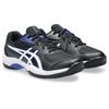 Tennisschuh ASICS "GEL-GAME GS CLAY/OC", Gr. 39,5, schwarz-weiß (schwarz, weiß), Synthetik, sportlich, Schuhe, All-Courtschuhe für alle Untergründe