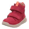 Winterboots SUPERFIT "BREEZE WMS: mittel", Kinder, Gr. 24, rot, Nubukleder, unifarben, sportlich, Schuhe, Babyschuh, Klettschuh mit GORE-Tex, Größenschablone zum Download