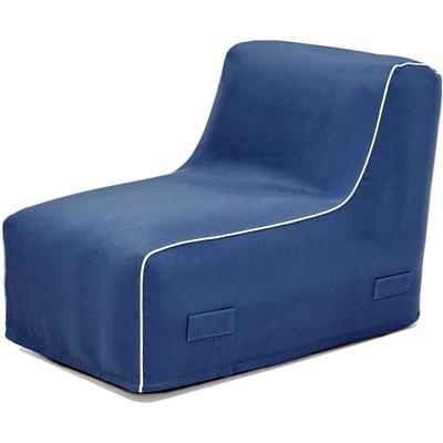 Loungesessel JAHNKE "AIR LOUNGE", blau (navy blau), B:60cm H:70cm T:90cm, Sessel, aufblasbar, Indoor & Outdoor, 60 cm Sitztiefe Image