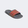 Badesandale ADIDAS SPORTSWEAR "AQUA ADILETTE", Gr. 43, grau three, impact orange, grau three, Synthetik, sportlich, Schuhe