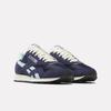 Sneaker REEBOK CLASSIC "CLASSIC NYLON", Gr. 42, vector navy, glitch aqua, vintage chalk, Leder, Textil, Synthetik, sportlich, Schuhe