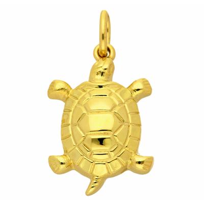 Kette mit Anhänger ADELIA´S "585 Gold Anhänger Schildkröte", gold, Halsketten, Damen, Gelbgold 585, Schmuckset - Set mit Halskette Image