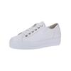 Sneaker PAUL GREEN "Paul Green Sneaker Glattleder", Damen, Gr. 42,5, weiß, Glattleder, casual, Schuhe