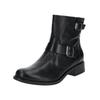 Bikerboots PAUL GREEN "Paul Green Stiefelette Glattleder", Damen, Gr. 40, schwarz, Glattleder, casual, Schuhe