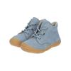 Schnürschuh PEPINO "Pepino Halbschuhe Leder", Kinder, Gr. 20, blau (hellblau), Leder, casual, Schuhe