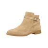 Stiefelette PAUL GREEN "Paul Green Stiefelette Veloursleder", Damen, Gr. 36, beige, Veloursleder, casual, Schuhe