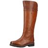 Stiefel REMONTE "Remonte Stiefel Glattleder", Damen, Gr. 40, braun, Glattleder, casual, Schuhe