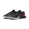 Trainingsschuh PUMA "Fuse 4.0 Sneakers Damen", Gr. 38.5, schwarz pink pixel mint melt fizzy light weiß grün, Obermaterial: Synthetik, Textil; Futter: Textil; Innensohle: Textil; Laufsohle: Gummi, Schuhe