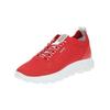 Sneaker GEOX "Geox Sneaker Leder/Textil", Damen, Gr. 37, rot, Leder, Textil, casual, Schuhe