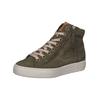 Sneaker PAUL GREEN "Paul Green Sneaker Nubukleder", Damen, Gr. 42,5, oliv, braun, Nubukleder, casual, Schuhe