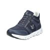 Sneaker CAPRICE "Caprice Sneaker Lederimitat/Textil", Damen, Gr. 38, blau (ocean), Lederimitat, Textil, casual, Schuhe