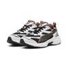 Sneaker PUMA "PUMA Morphic Metallic Sneakers Damen", Gr. 35.5, schwarz braun mushroom, Obermaterial: Textil, Synthetik; Futter: Textil; Innensohle: Textil; Laufsohle: Gummi, Schuhe