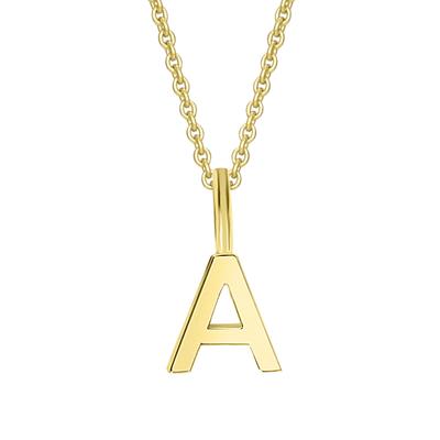 Ketten-Anhänger ONE ELEMENT "Buchstabe A Buchstaben Anhänger aus 333 Gelbgold", gold, Schmuckanhänger, Damen, A, Gelbgold 333-Gold, Gelbgold 333, Gold, ein Hauch von Luxus für den Alltag Image