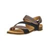 Riemchensandale EL NATURALISTA "El Naturalista Sandalen Leder", Damen, Gr. 39, schwarz, Leder, casual, Schuhe