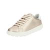 Sneaker GEOX "Geox Sneaker Lederimitat", Damen, Gr. 39, gold, Lederimitat, casual, Schuhe
