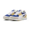 Sneaker PUMA "Road Rider Suede Sneakers Erwachsene", Gr. 39, vivid blau vapor gray, Obermaterial: Leder, Textil; Futter: Textil; Innensohle: Textil; Laufsohle: Gummi, Schuhe