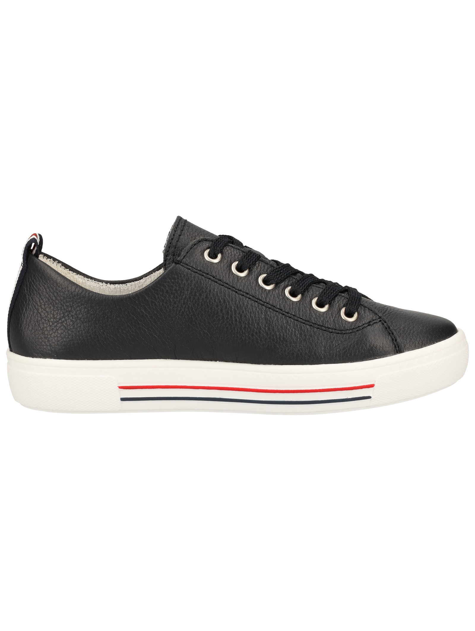 Sneaker REMONTE "Remonte Sneaker Lederimitat", Damen, Gr. 39, pazifik, Lederimitat, Schuhe Sneaker