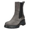 Stiefelette PAUL GREEN "Paul Green Stiefelette Nubukleder/Textil", Damen, Gr. 38, grau (iron), Nubukleder, Textil, casual, Schuhe