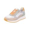Sneaker REMONTE "Remonte Sneaker Lederimitat", Damen, Gr. 38, orange (weiß, orange), Lederimitat, casual, Schuhe