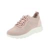 Sneaker GEOX "Geox Sneaker Veloursleder/Textil", Damen, Gr. 37, rosa (rose), Veloursleder, Textil, casual, Schuhe