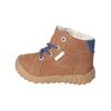 Schnürstiefelette PEPINO "Pepino Stiefelette Leder/Textil", Kinder, Gr. 26, gelb (curry), Leder, Textil, casual, Schuhe