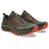 Trailrunningschuh ASICS "TRABUCO TERRA 3", Gr. 45, braun stone, spicy rot, Textil, sportlich, Schuhe