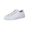 Schnürschuh PAUL GREEN "Paul Green Sneaker Glattleder", Damen, Gr. 40, weiß (weiß, silber), Glattleder, casual, Schuhe