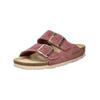 Hausschuh ROHDE "Rohde Pantoletten Veloursleder", Damen, Gr. 41, lila (violett), Veloursleder, casual, Schuhe