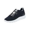 Sneaker GEOX "Geox Sneaker Leder/Textil", Damen, Gr. 37, blau (navy), Leder, Textil, casual, Schuhe
