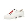 Sneaker PAUL GREEN "Paul Green Sneaker Leder", Damen, Gr. 39, rot (weiß, rot), Leder, casual, Schuhe