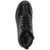 Schnürstiefelette CAPRICE "Caprice Stiefelette Leder", Damen, Gr. 39, schwarz (schwarz lack), Leder, casual, Schuhe